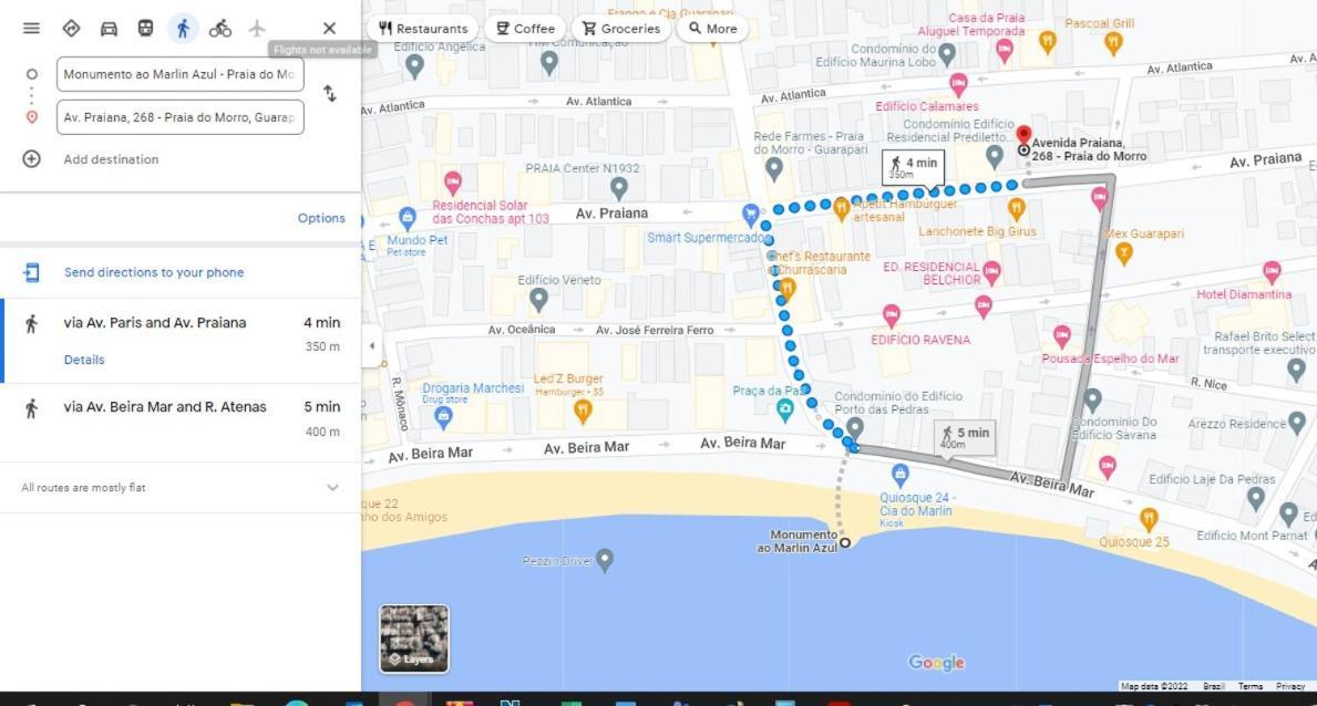 Praia Do Morro - Apart 2 Qts Com Suite - Ed Solar De Bruna, 70 Metros Da Praia - Garagem Coberta - Wifi Гуарапарі Екстер'єр фото